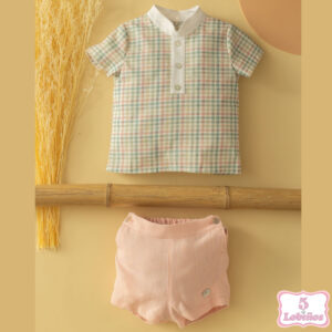 conjunto bebe niño turquesa basmartí primavera verano 2023