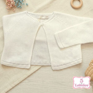 chaqueta corta crudo bebe y niña pecesa verano