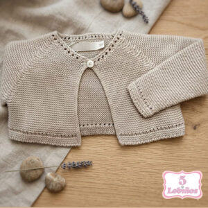 chaqueta corta lino bebe y niña pecesa verano