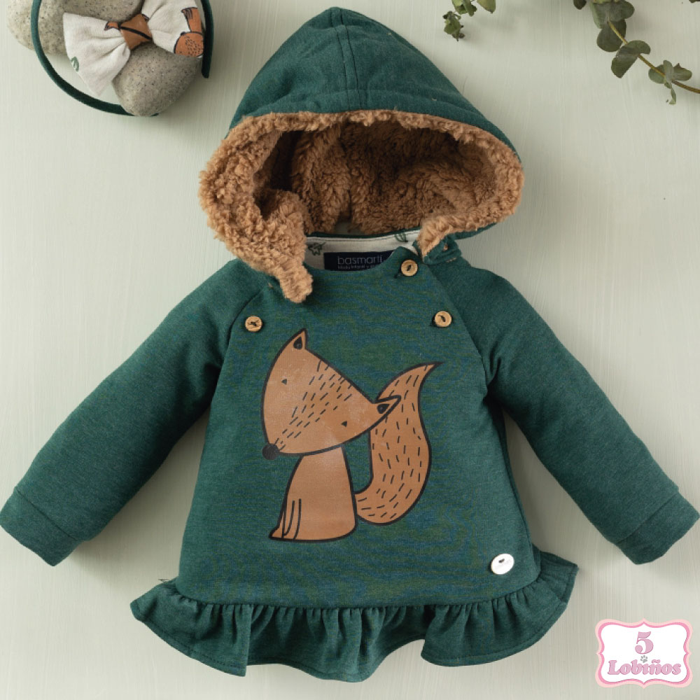 conjunto zorrito bebe niña basmarti invierno 2023 1