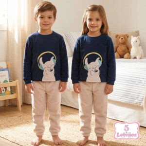 pijama polar niños llamas marino invierno