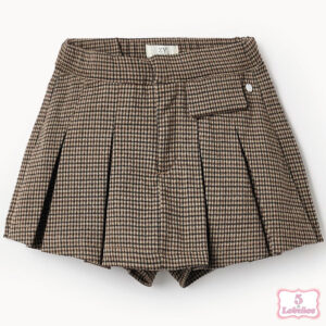 falda pantalón niña en pied de poule zippy otoño invierno 2024 2025