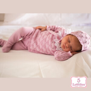 conjunto primeras puestas bebe niña mac ilusion resplent lila verano 2025