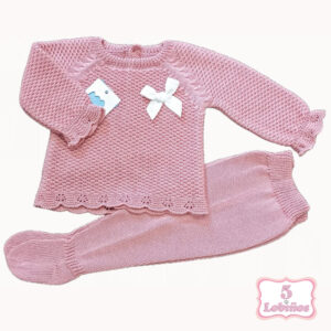 conjunto primeras puestas lovely rosa palo mac ilusion verano 2025