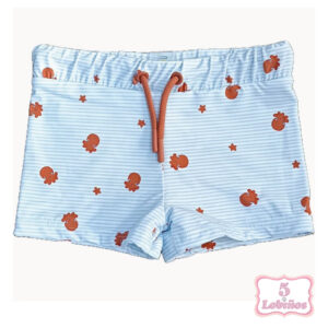 bañador boxer niño pulpos verano 2025