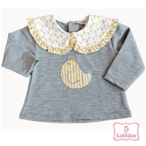 sudadera bebe niña pollitos pequeños piratas verano 2025