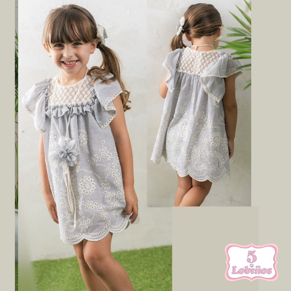 vestido niña basmarti verano 2025, maria antonieta