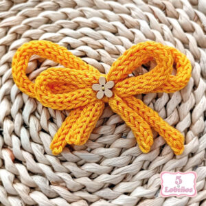lazo cordon doble amarillo yema