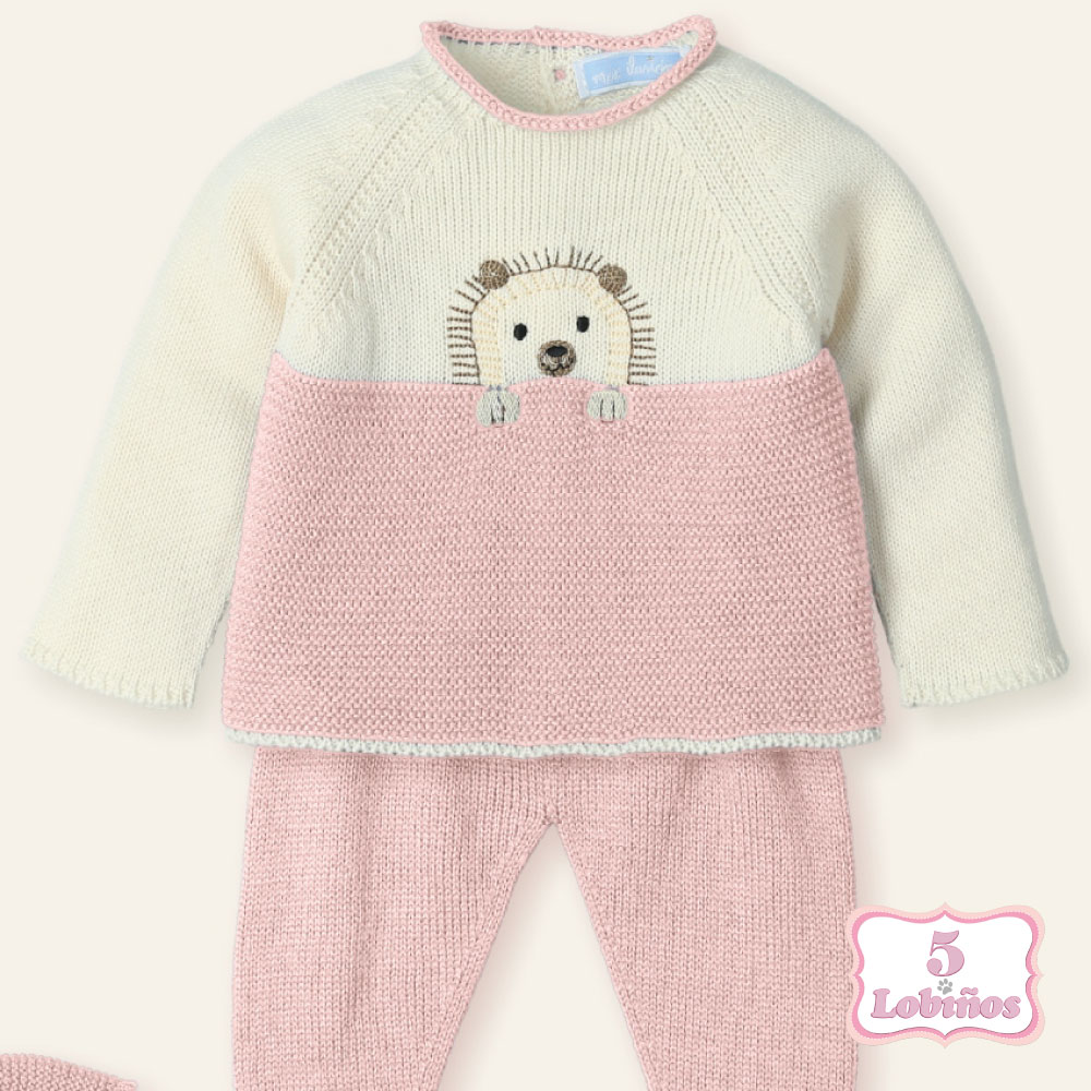 conjunto primeras puestas punto erizo rosa mac ilusion otoño invierno 2025-2026 1