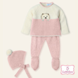 conjunto primeras puestas punto erizo rosa mac ilusion otoño invierno 2025-2026