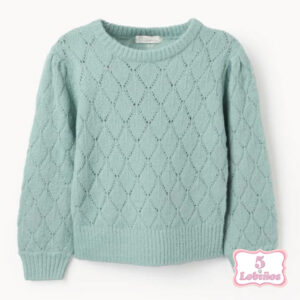 Jersey niña verde zippy otoño invierno 2025 2026