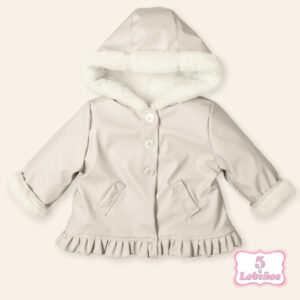 abrigo bebe niña aquaprotect natural mac ilusion otoño invierno 2025, 2026