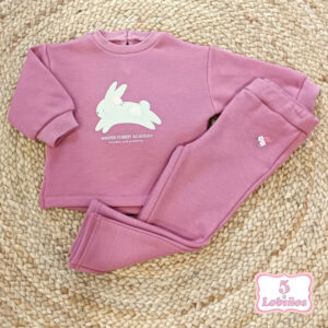 chandal bebe niña conejito rosa zippy otoño invierno 2025 2026
