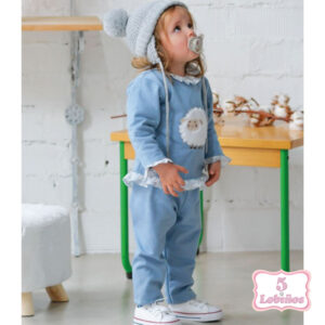 chandal bebe niña ovejita azul pequeños piratas otoño invierno 2025 2026 4