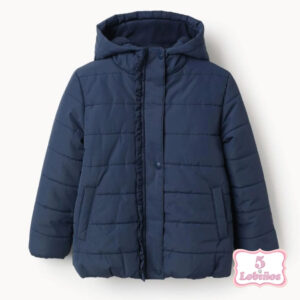 parka niña acolchada marino zippy otoño invierno 2025 2026
