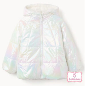 parka niña reversible crudo zippy invierno 2025 2026
