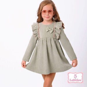 vestido niña la tierra verde nekenia otoño invierno 2025 2026