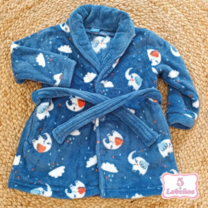 bata bebe coralina azul elefantes