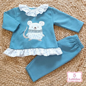 chandal bebe niña ratoncito estrellas azul pequeños piratas otoño invierno 2025 2026
