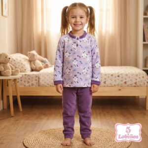 pijama coralina niña conejitos
