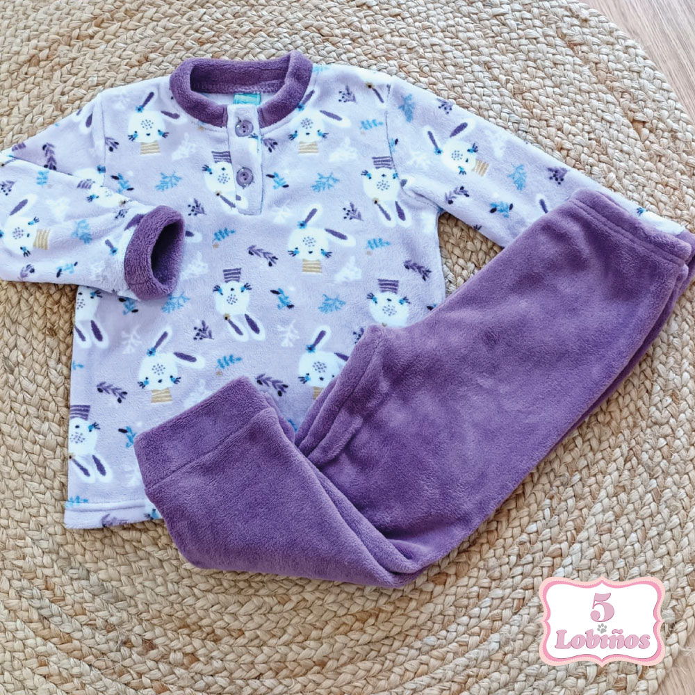 pijama niña coralina conejitos