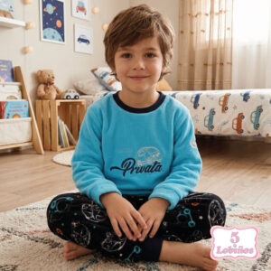 pijama niño coralina invierno coches