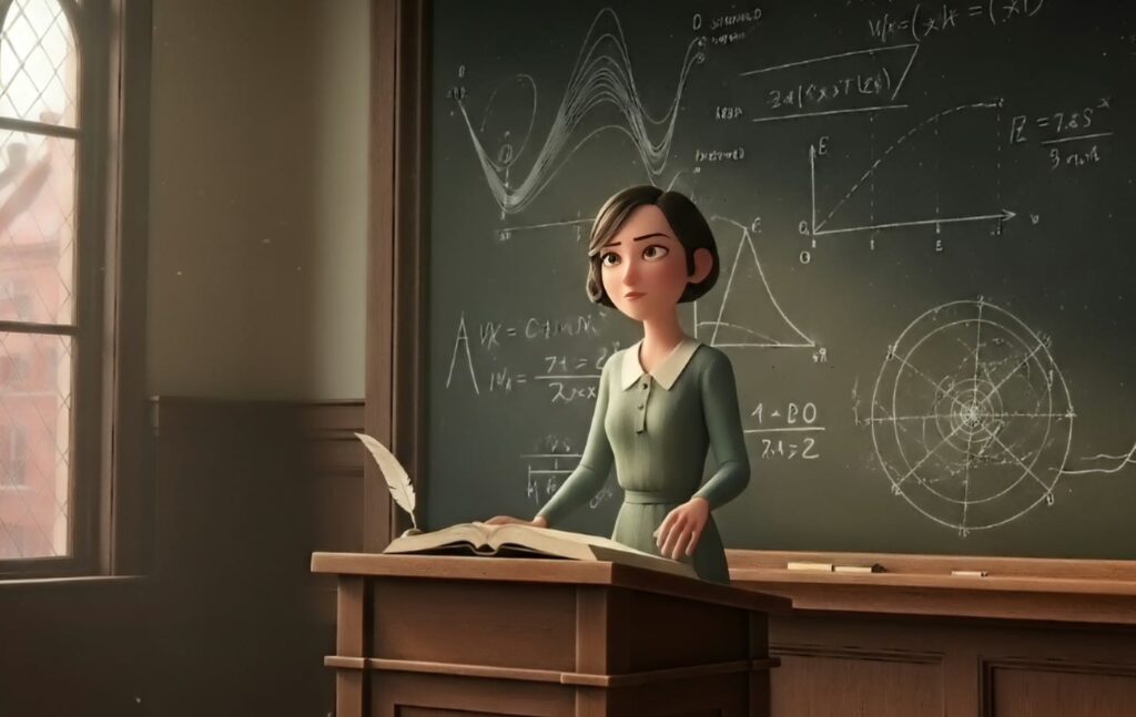 la mujer catedrática de astronomia