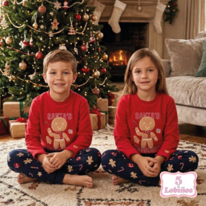 pijama navidad niños polar santa