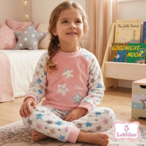 pijama niña coralina estrellas