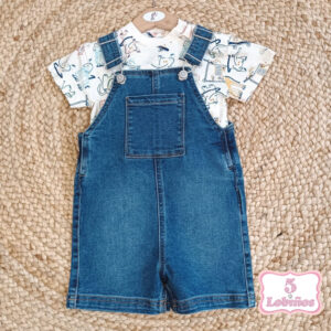 Conjunto peto bebe niño selva zippy verano 2026