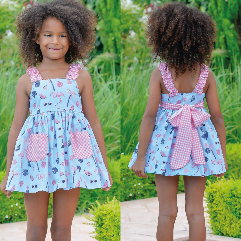 Vestido niña laguna daniesty verano 2026