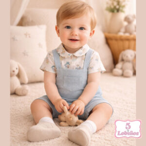 conjunto bebe niño peto selva verano 2026