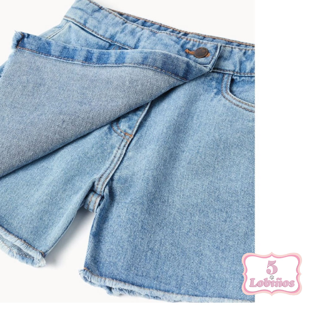 falda pantalón vaquera niña zippy verano 2026 1