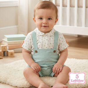 conjunto bebe niño estrellita peto mac ilusion verano 2026