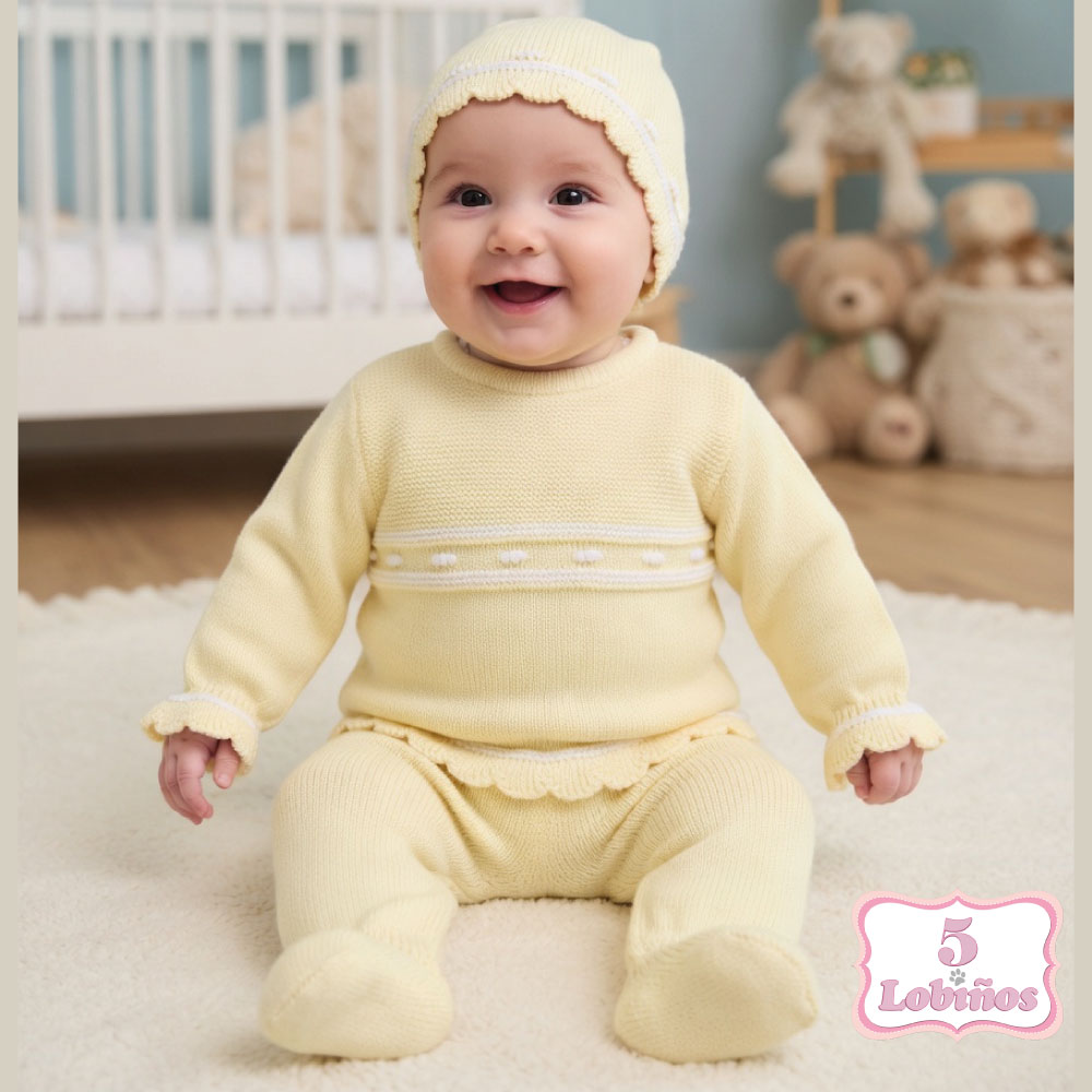 conjunto punto bebe niño Gonzalo sardón verano 2026