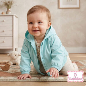 cortaviento bebe niña verde agua zippy verano 2026