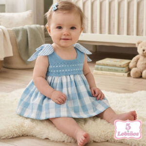 vestido bebe niña bordado cluny mac ilusion verano 2026