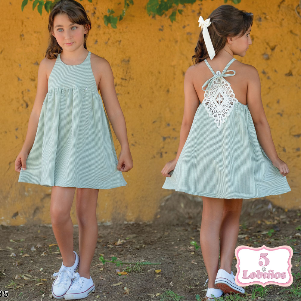 vestido niña Arena nekenia y vera verano 2026