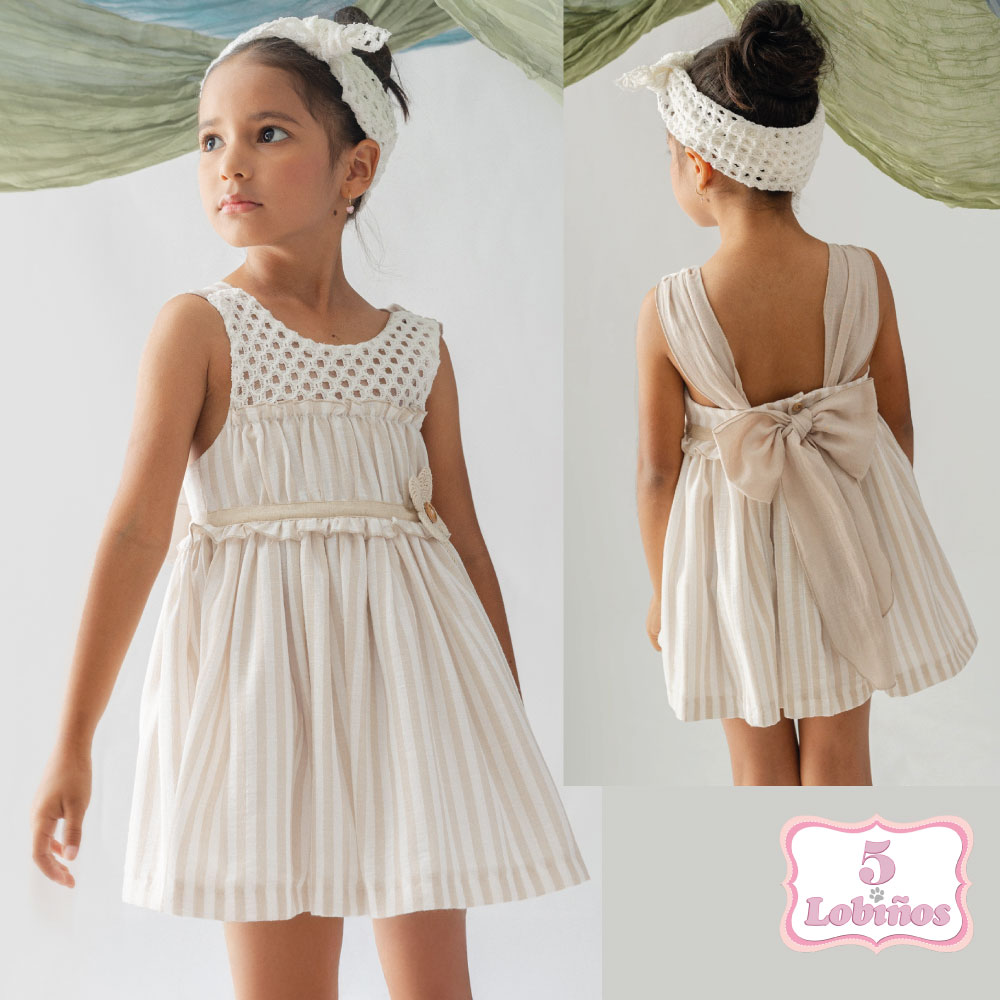 vestido niña ceremonia Bossa Basmarti verano 2026