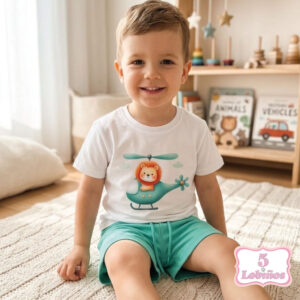 conjunto bebe niño helicoptero verano 2026