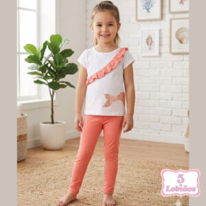 conjunto niña legging sirena verano 2026