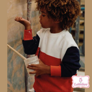 sudadera niño rojo y marino zippy verano 2026
