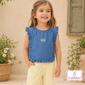 top niña vaquero zippy verano 2026