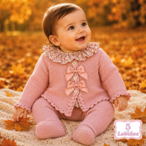 conjunto bebe niña punto liberty sardón invierno 2026