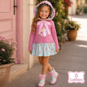 vestido niña unicornio invierno 2026
