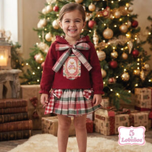 Conjunto bebe niña navidad osito invierno 2026