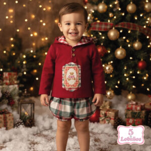 Conjunto bebe niño navidad osito invierno 2026