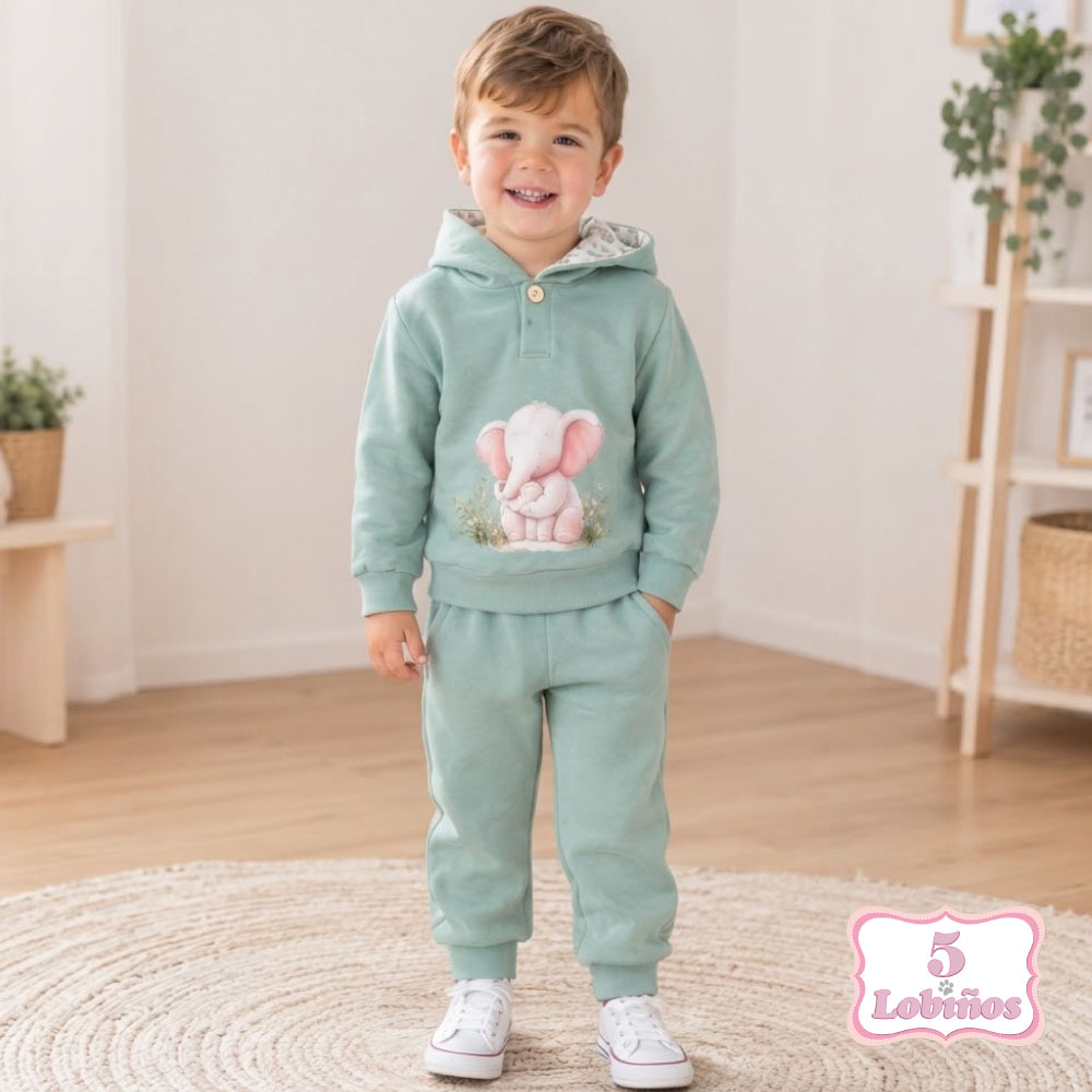 chandal bebe niño elefante invierno 2026