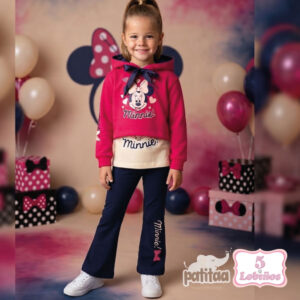 conjunto minnie fucsia marino patitaa invierno 2026