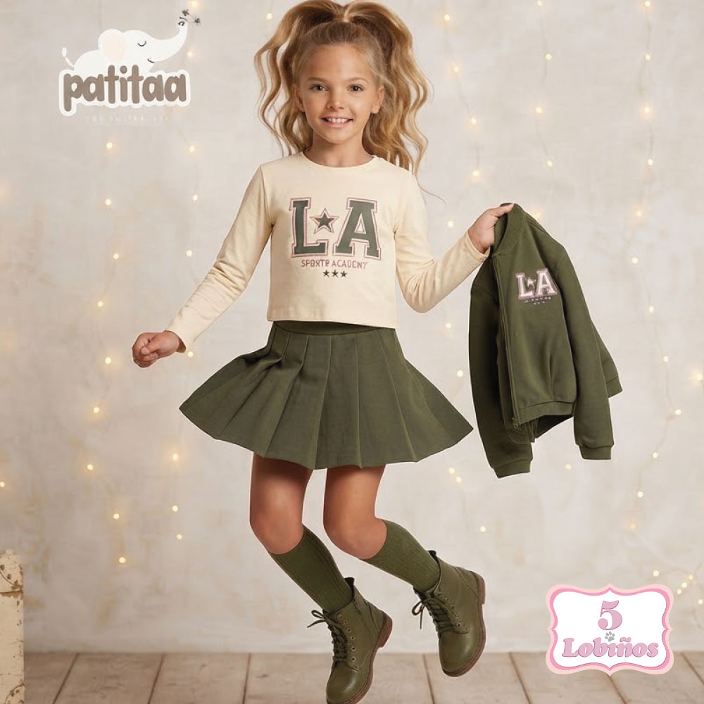 conjunto niña academy patitaa invierno 2026 2